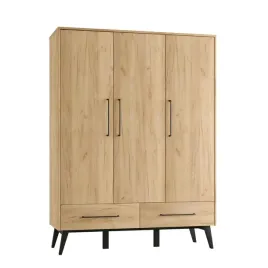 szafa-3-drzwiowa-retro-jasny-dab