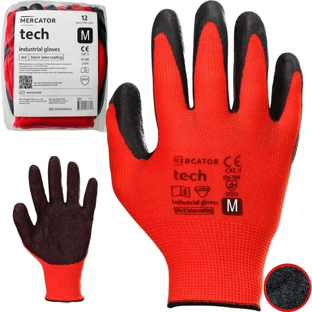 rekawice-robocze-mercator-tech-red-black-latex-m-12-par-stan-opakowania-oryginalne