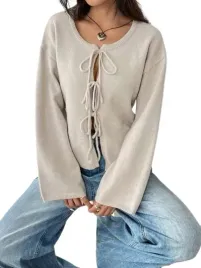 shein-bezowy-sweter-z-wiazaniem-i-dlugim-rekawem-40-42-1ek
