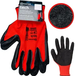 rekawice-robocze-mercator-tech-red-black-latex-m-luzem
