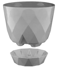 oslonka-plastikowa-z-podstawka-22cm-szara-dekoracyjna-nowoczesna