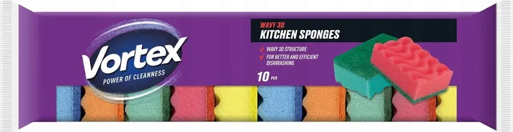 vortex-gabki-kuchenne-3d-wave-10-szt-kod-producenta-vortex-zmywaki-falowane-kuchenne-gabki-3d-10