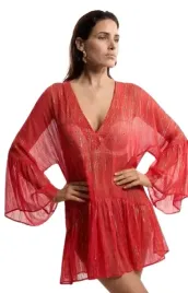 karen-millen-czerwona-tunika-plazowa-z-cyrkoniami-xs-b1f