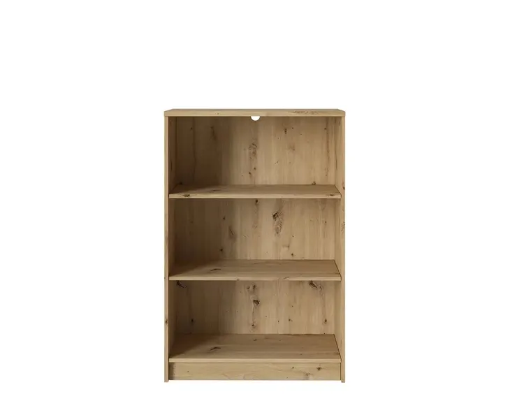 regal-meble-wojcik-nook-74x111-cm-stojacy-otwarty-dab-artisan-na-ksiazki-kolekcja-nook