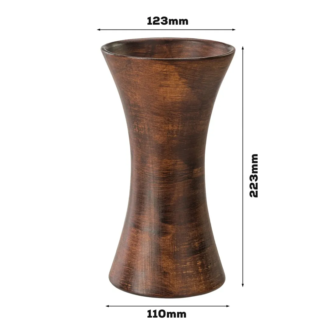wazon-ceramiczny-klepsydra-brazowy-flakon-stan-nowy