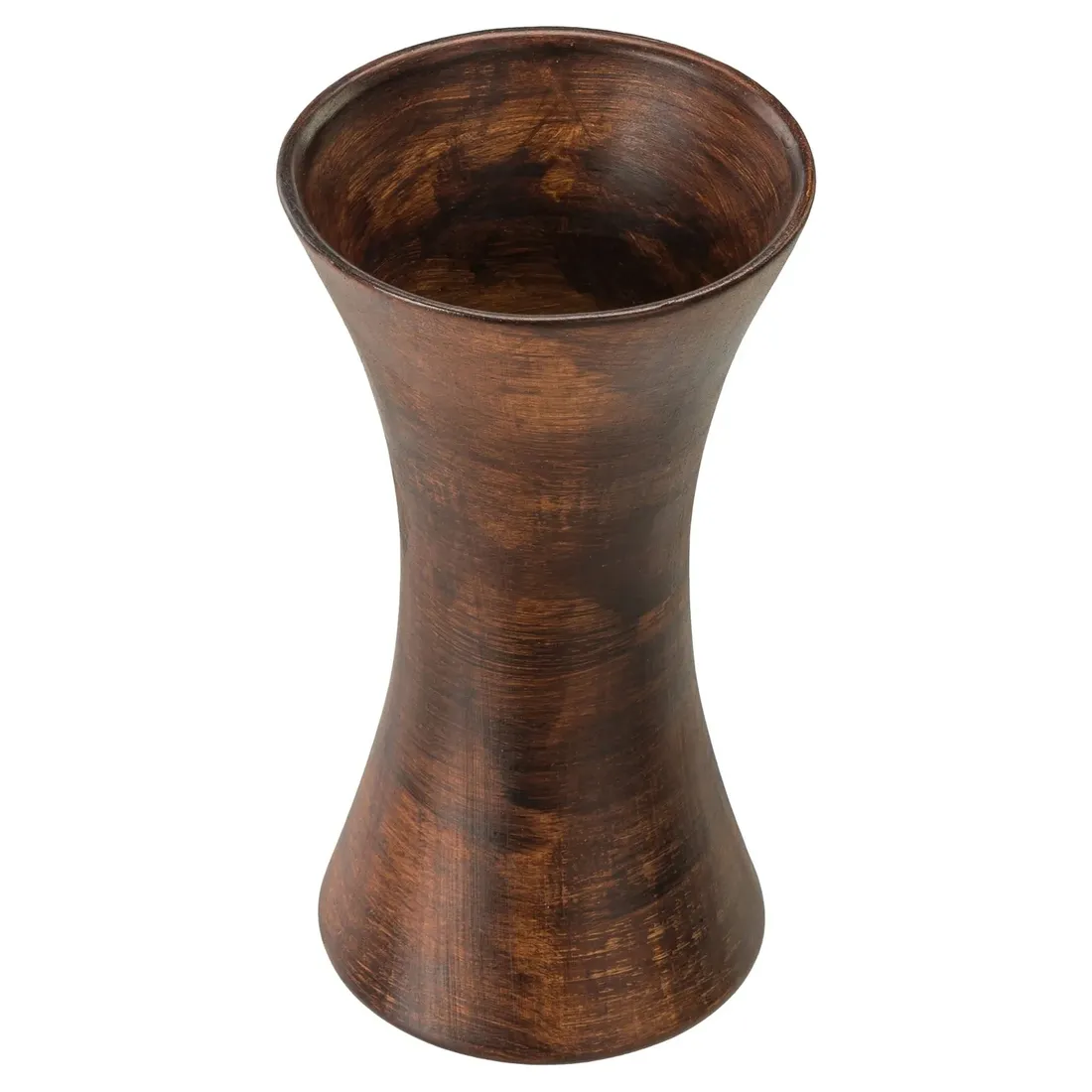 wazon-ceramiczny-klepsydra-brazowy-flakon