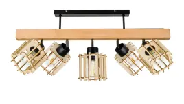 lampa-drewniana-belka-sufitowa-zyrandol-plafon-loft-czarny-na-5x-klosz-e27