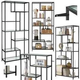 szklany-regal-na-ksiazki-czarny-polka-stojaca-do-salonu-sypialni-gabinetu