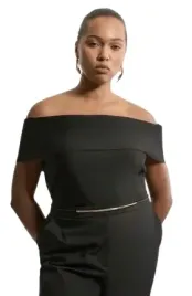 karen-millen-czarna-bluzka-z-dekoltem-hiszpanka-plus-size-xxl-b1f
