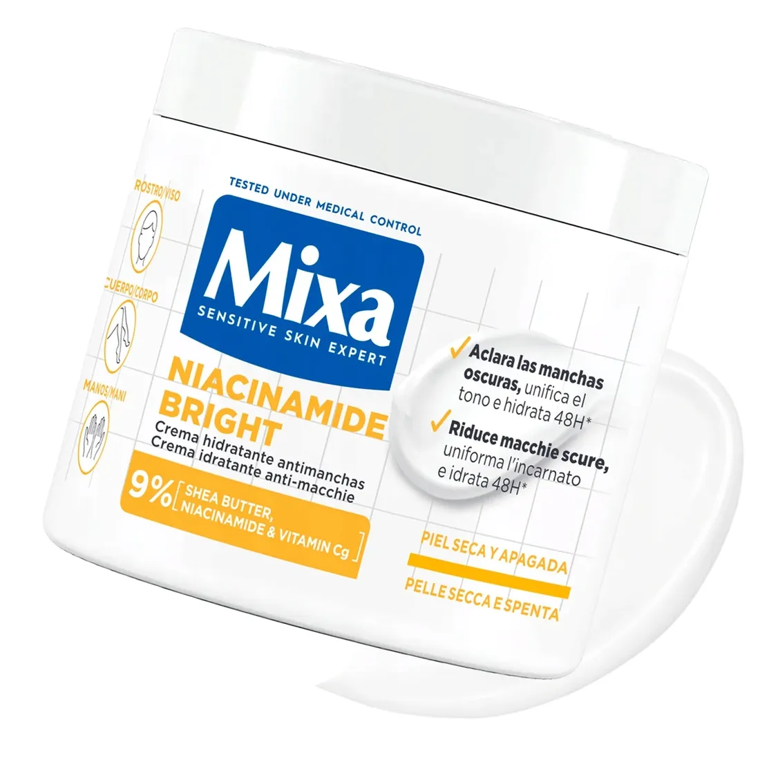 krem-nawilzajacy-przeciw-przebarwieniom-mixa-niacinamide-bright-400-ml