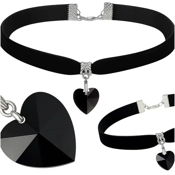 naszyjnik-serce-choker-czarny-gotycki
