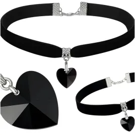 naszyjnik-serce-choker-czarny-gotycki