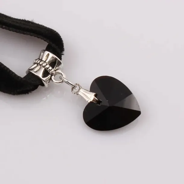 naszyjnik-serce-choker-czarny-gotycki-stan-nowy