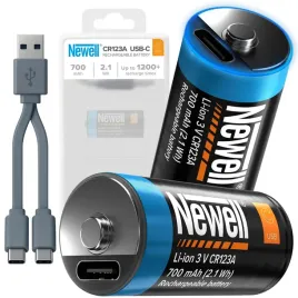 akumulator-cr123a-bateria-usb-c-3v-700-mah-2-szt-newell-kabel-usb-c