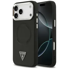 guess-triangle-logo-magsafe-etui-iphone-17-pro-max-czarny