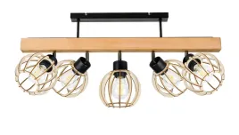 lampa-drewniana-belka-sufitowa-zyrandol-plafon-loft-czarny-na-5x-klosz-e27