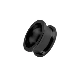 tunel-klasyczny-odkrecany-stal-ch-316l-czarny-metal-plug-1sztuka-16mm