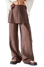 shein-brazowe-spodnie-casual-z-guzikami-i-wiazaniem-40-42-1ej
