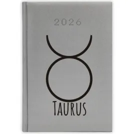 kalendarz-srebrny-2026-a5-terminarz-prezent-dla-zodiakary-or-taurus-wzory