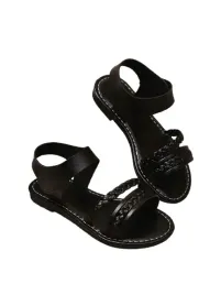 shein-czarne-sandalki-dzieciece-z-plecionymi-paskami-i-rzep-34-1-f
