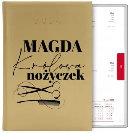 kalendarz-zloty-a5-2026-prezent-dla-fryzjerki-krolowa-nozyczek-imie-mix-wz