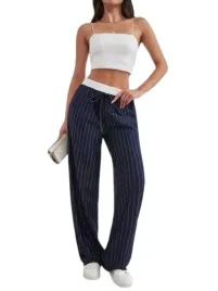 shein-granatowe-eleganckie-spodnie-w-paski-z-wiazaniem-s-1-b