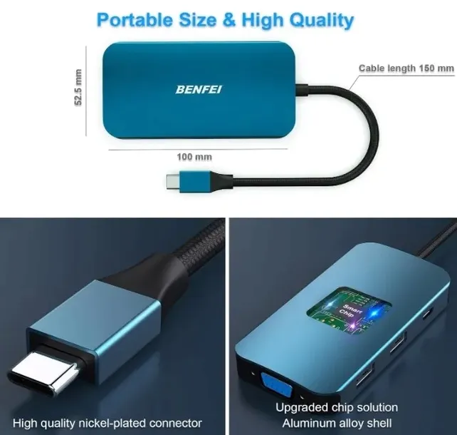 benfei-hub-adapter-usb-c-8-w-1-niebieski-kod-producenta-oa05758