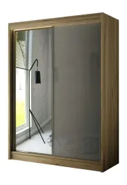 szafa-do-sypialni-przesuwna-veli-150-cm-dab-craft-szary-lacobel-z-lustrem