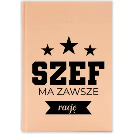 kalendarz-ksiazkowy-a5-2026-brzoskwiniowy-zabawny-prezent-szef-ma-racje-wz