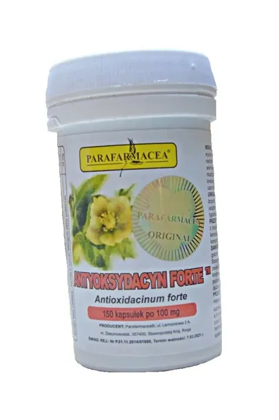 Antyoksydacyn Forte Parafarmacea antyoksydant 150 kap po 100 mg