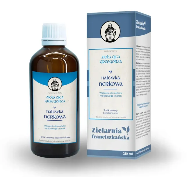 Nalewka nerkowa Ojca Grzegorza 210 ml układ moczowy i nerkowy nerki