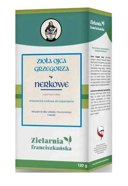 Zioła Ojca Grzegorza nerkowe wsparcie dla nerek i układu moczowego