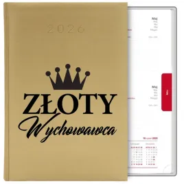 kalendarz-zloty-a5-2026-prezent-dla-nauczyciela-zloty-nauczyciel-mix-wzory