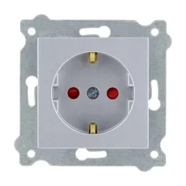 exen-gniazdo-pojedyncze-schuko-z-uziemieniem-przeslony-srebrne-238-10e