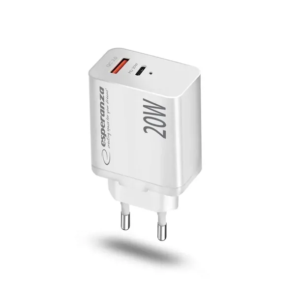 esperanza-ladowarka-siec-20w-usb-c-usb-a-ezc105w-marka-esperanza