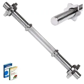 gryf-prosty-35cm-25mm-do-hantli-krotki-sapphire-pelny-gwintowany-zaciski