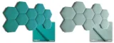 plaster-miodu-panele-tapicerowane-hexagon-soft-stan-nowy-material-tkanina