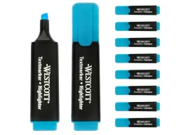 westcott-podkreslacze-niebieskie-zestaw-10-sztuk-25-mm-szkola-biuro