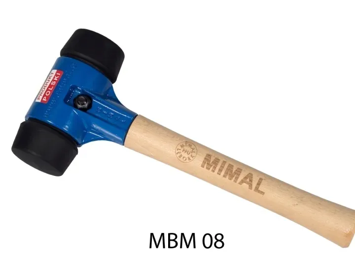 MIMAL MBM08 MŁOTEK BRUKARSKI GUMOWY 1,6kg GUMA