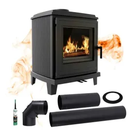 piec-wolnostojacy-w-dolotem-zeliwny-koza-k11-fi150-zestaw-do-montazu