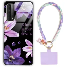 etui-do-huawei-y7a-case-z-polyskiem-kwiaty-or-urocza-smycz-fiolet-pastel-wz
