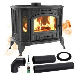 piec-wolnostojacy-zeliwny-koza-k9-fi130-zestaw-rur-do-podlaczenia-do-komina