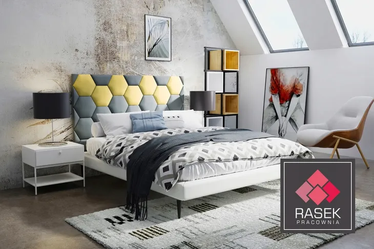 panel-scienny-tapicerowany-heksagon-plaster-roz-m-stan-nowy