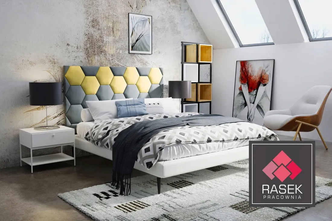 panel-scienny-tapicerowany-heksagon-plaster-roz-m