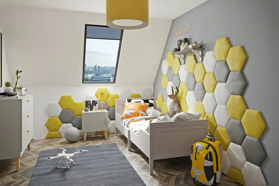panel-scienny-tapicerowany-heksagon-plaster-roz-m