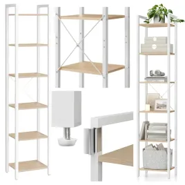 slupek-regal-bialy-6-polek-loft-wysoka-polka-na-ksiazki-lazienkowa-kuchenna