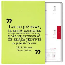 kalendarz-seledynowy-a5-2026-prezent-dla-fana-lotr-j-r-r-tolkien-cytaty-wz