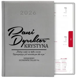 kalendarz-ksiazkowy-srebrny-a5-2026-prezent-dla-pani-dyrektor-imie-klasa-wz