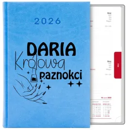 kalendarz-blekitny-a5-2026-prezent-dla-manicurzystka-krolowa-paznokci-wzory