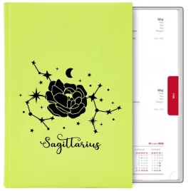 kalendarz-seledynowy-a5-2026-prezent-dla-zodiakary-sagittarius-strzelec-wz